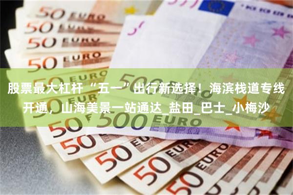 股票最大杠杆 “五一”出行新选择！海滨栈道专线开通，山海美景一站通达_盐田_巴士_小梅沙