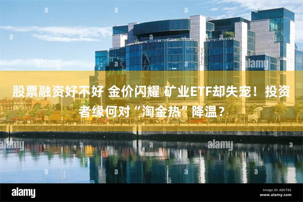 股票融资好不好 金价闪耀 矿业ETF却失宠！投资者缘何对“淘金热”降温？