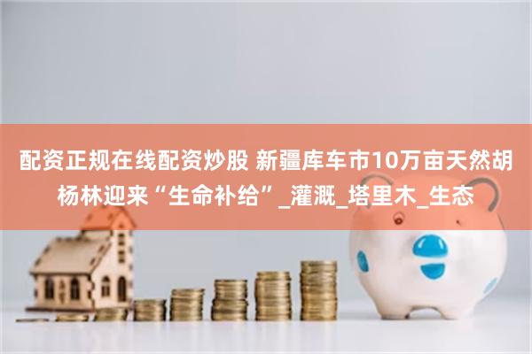 配资正规在线配资炒股 新疆库车市10万亩天然胡杨林迎来“生命补给”_灌溉_塔里木_生态